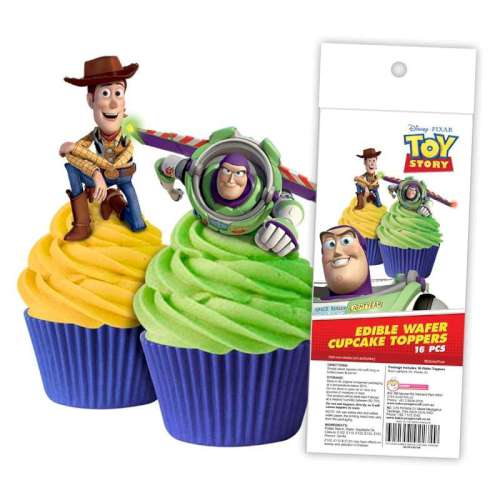 Edible Wafer Paper Cupcake Decorations - Toy Story - Click Image to Close